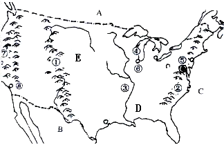 美国地形图轮廓图片