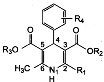 硝苯地平化学结构图片